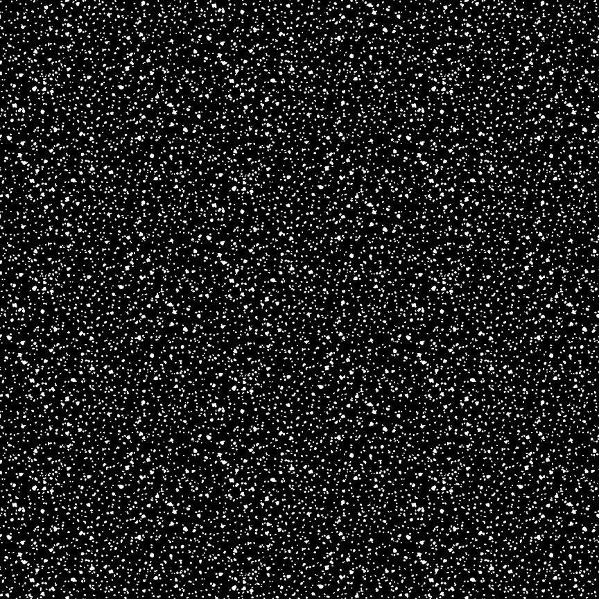 Black background with white speckles