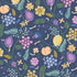 Fabric Dear Stella Designs Indigo Honey Thing for You To Bee or Not to Bee by the Quarter Yard D3587