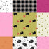 Fabric Dear Stella Designs Multi Patchwork Ghouls Night Out by the Quarter Yard DPJ3394