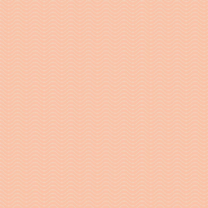 Fabric Dear Stella Designs Peach Buzzy Sting Like a Bee by the Quarter Yard D3279-PEACH