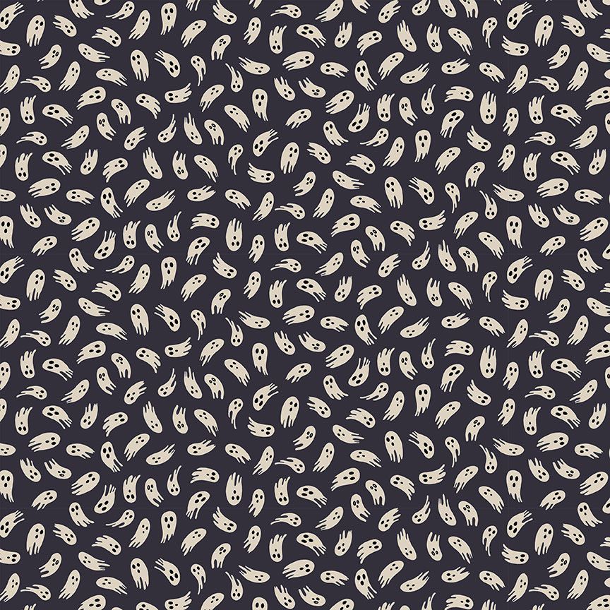 Fabric Dear Stella Designs Raven Ghouls Just Wanna Have Fun Love at First Bite by the Quarter Yard D3480