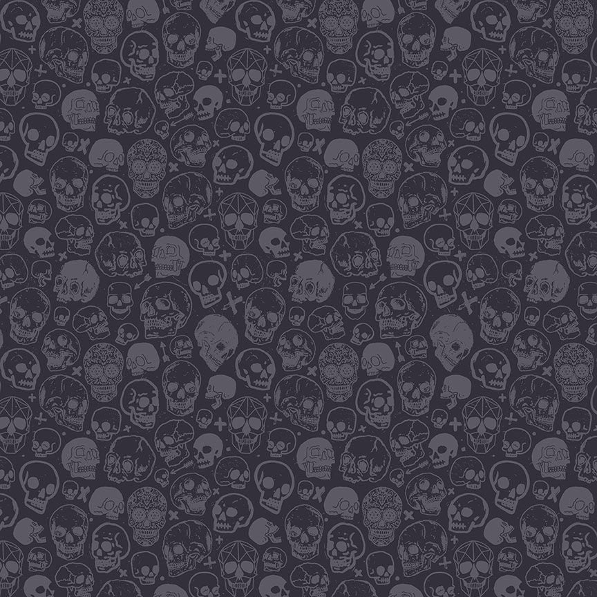 Fabric Dear Stella Designs Raven No Brainer Love at First Bite by the Quarter Yard D3479