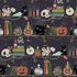 Fabric Dear Stella Designs Raven The Dark Apothecary Love at First Bite by the Quarter Yard D3483