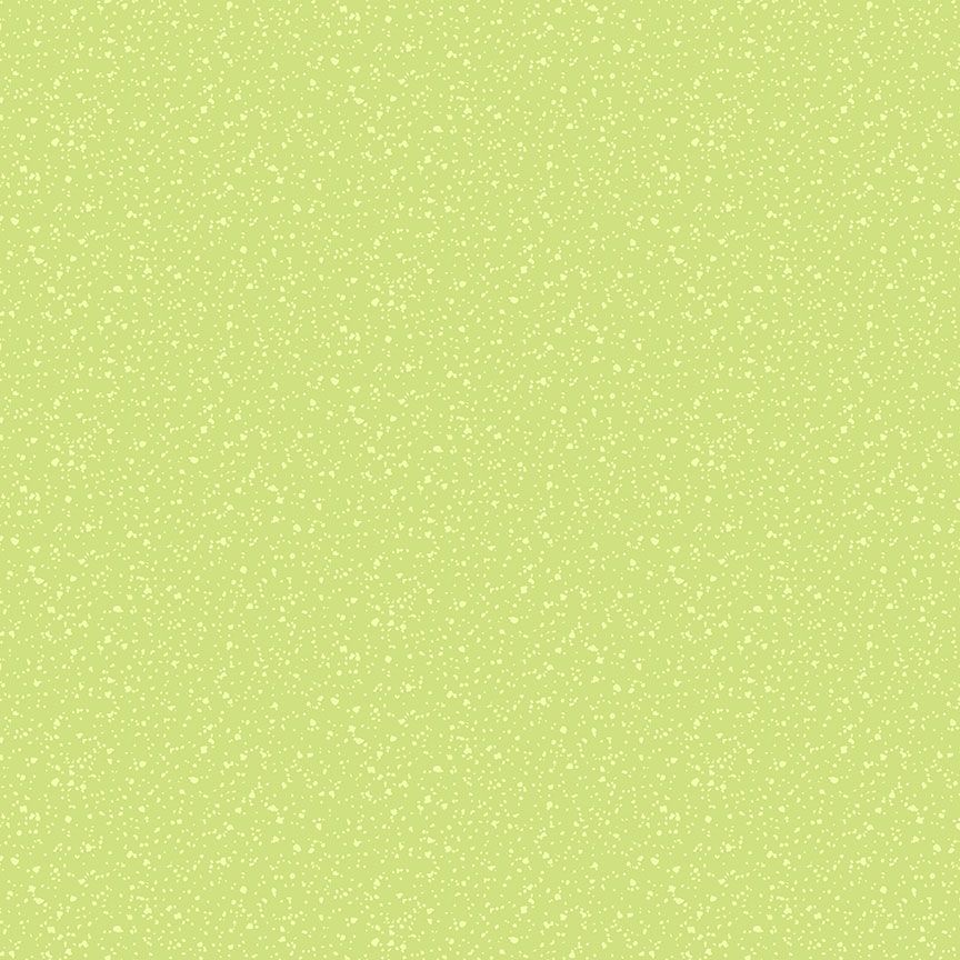 Green background with small white polka dots