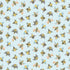 Fabric Dear Stella Designs Sky Busy Bees Sting Like a Bee by the Quarter Yard D3276