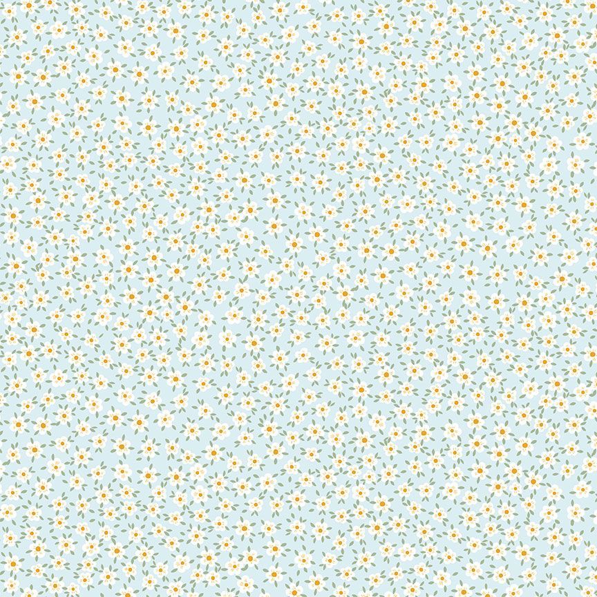 Fabric Dear Stella Designs Sky Don't Kill My Buzz Sting Like a Bee by the Quarter Yard D3277-SKY