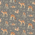 Fabric Dear Stella Pewter Oh Deer Count on Me by the Quarter Yard DNS3315-PEWTER