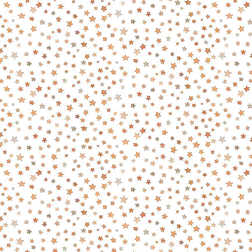Fabric Dear Stella White Starry Night Count on Me by the Quarter Yard DNS3320-WHITE