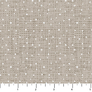 Fabric FIGO Caramel Dots Cozy Cubs by the Quarter Yard 91107-34