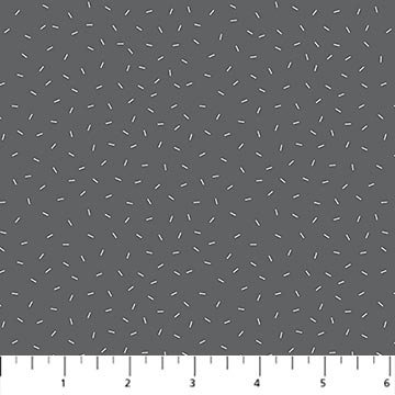 Fabric FIGO Gray Dashes Dewfall by the Quarter Yard 92073-94