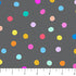 Fabric FIGO Gray Multi Dots Dewfall by the Quarter Yard 92090-95