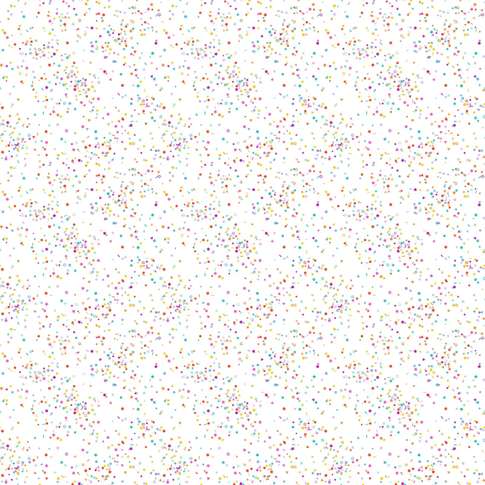 Fabric FIGO Multi on White Sprinkles Dovetail by the Quarter Yard 92028-10