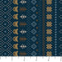 Fabric FIGO Navy Bear Stripe Cozy Cubs by the Quarter Yard 91102-49