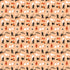 Fabric FIGO Orange Castles Glow in the Dark Sweet Treats by the Quarter Yard 91260G-56