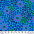 Fabric FreeSpirit Kaffe Collective Blue Flower Dots by the Quarter Yard PWBM077.BLUE