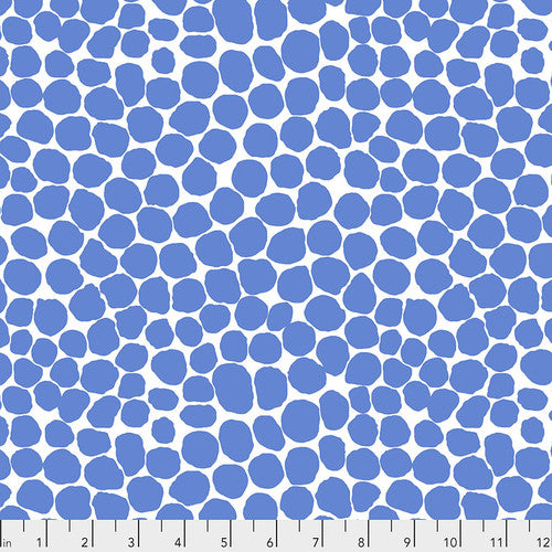 Fabric FreeSpirit Kaffe Collective Cobalt Jumble by the Quarter Yard PWBM053.COBALT