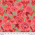 Fabric FreeSpirit Kaffe Fassett Red Floral with Dots Kaffe: From the Archives by the Quarter Yard PWGP002.RED