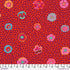 Fabric FreeSpirit Kaffe Fassett Red Guinea Flower by the Quarter Yard PWGP059.RED