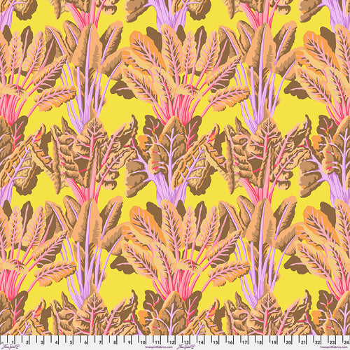 Fabric FreeSpirit Kaffe Fassett Yellow Chard Kaffe: From the Archives by the Quarter Yard PWGP128.YELLOW