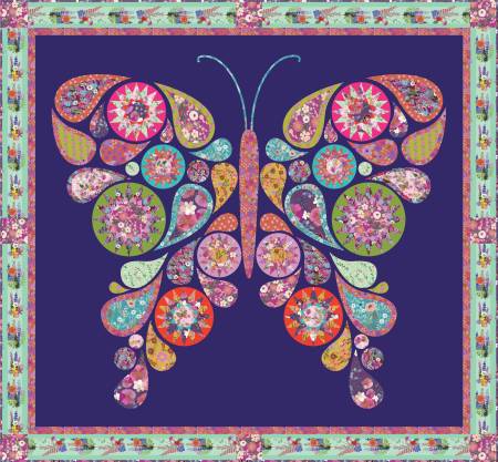 Fabric FreeSpirit Mariposa Floral Fiesta Quilt Kit KIT2QTMC.MARIPOSA