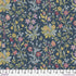 Fabric FreeSpirit Morris & Co. Navy Flowers by May Red House by the Quarter Yard PWWM118.NAVY