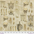 Fabric FreeSpirit Neutral Anatomy Eclectic Elements by the Quarter Yard PWTH181.NEUTRAL