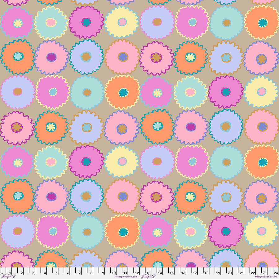 Fabric FreeSpirit Pastel Pinking Kaffe Fassett Collective February 2026 by the Quarter Yard PWGP213.PASTEL