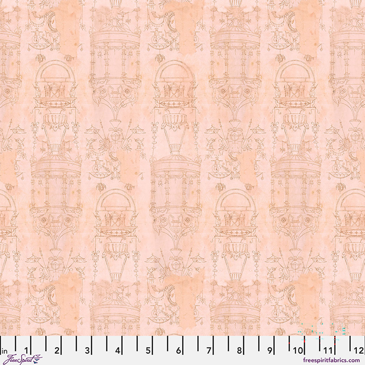 Fabric FreeSpirit Pink Toile Palette Curated by the Quarter Yard PWTH218.CPINK