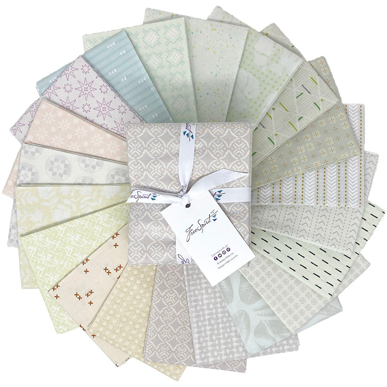 Fabric FreeSpirit Precuts Complements Fat Quarter Bundle FB4FQSK.COMPLEMENTS