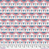 Fabric FreeSpirit Red America's Birthday Bunting Happy Birthday, America! by the Quarter Yard PWMY029.RED