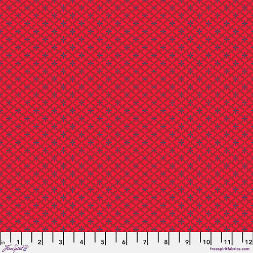 Fabric FreeSpirit Red Glare Primitive Cloth by the Quarter Yard PWSK097.RED