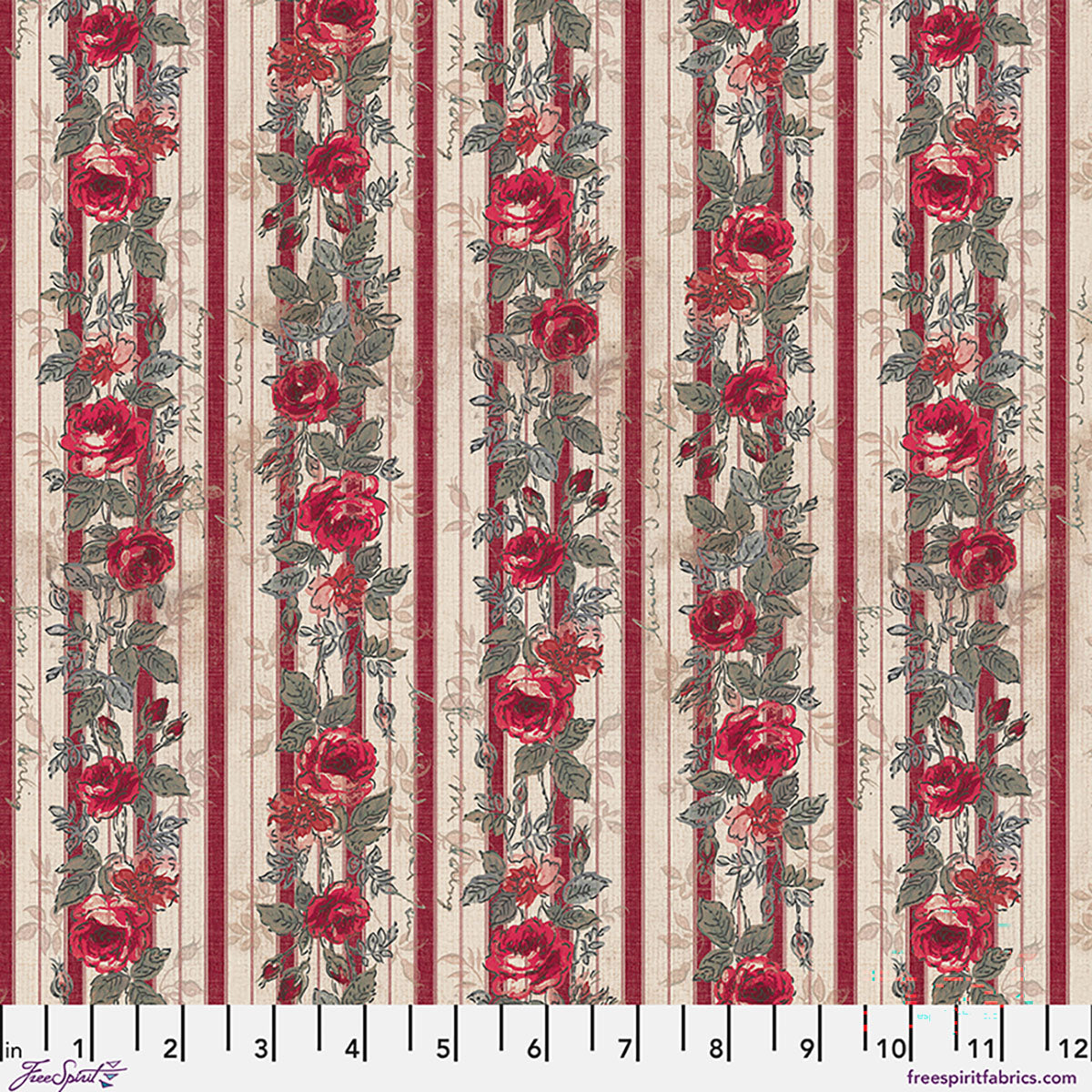 Fabric FreeSpirit Red Wallpaper Palette Curated by the Quarter Yard PWTH227.CRED