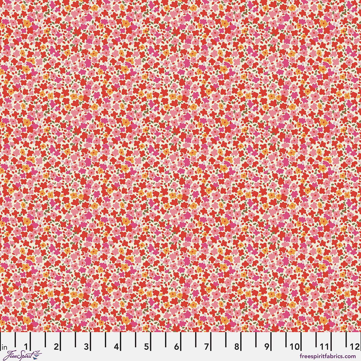 Fabric FreeSpirit Rosehip Ditsy Petite Prints by the Quarter Yard PWAE001.ROSEHIP