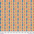 Colorful striped pattern with floral elements on a fabric swatch.