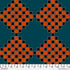 Fabric FreeSpirit Teal Postage Stamp Chain Mail by the Quarter Yard PWRH149.TEAL