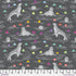 Fabric FreeSpirit Tula Pink Carbon Seal the Deal Graywork by the Quarter Yard PWTP259.CARBON