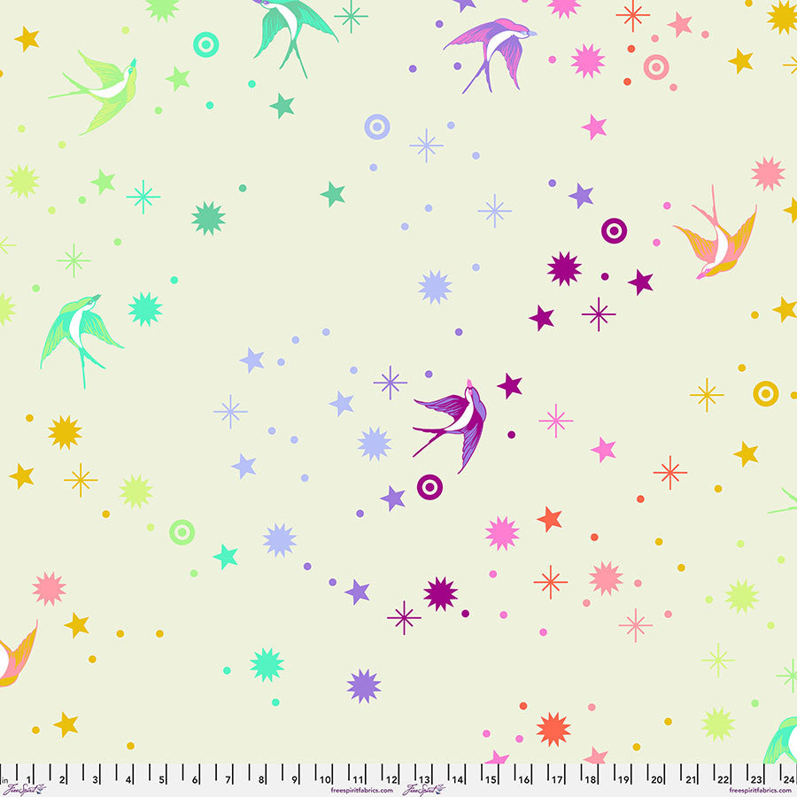 Fabric FreeSpirit Tula Pink Cotton Candy Fairy Dust 108" Wide Back by the Quarter Yard QBTP011.COTTONCANDY