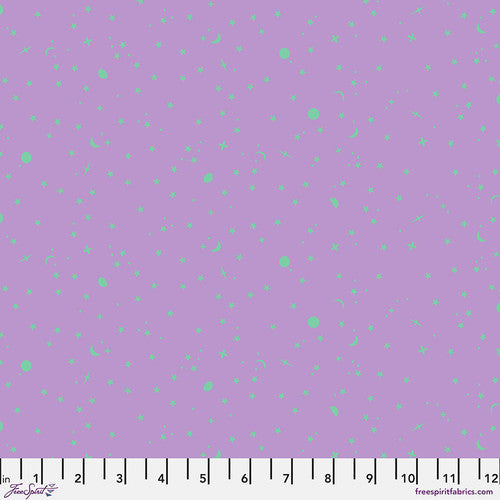 Fabric FreeSpirit Tula Pink Frozen Berry Space Sprinkles by the Quarter Yard PWTP254.FROZENBERRY