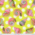 Fabric FreeSpirit Tula Pink Seagrass Big Shelly Floral Reef 108" Wide Back by the Quarter Yard QBTP021.SEAGRASS