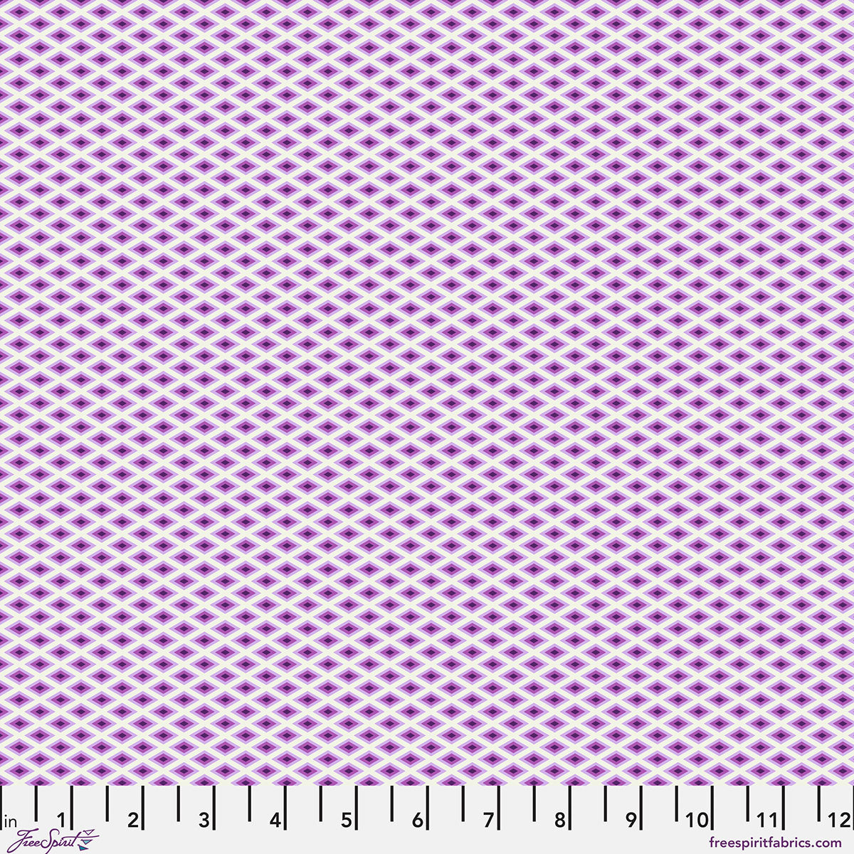 Fabric FreeSpirit Tula Pink Ultraviolet Lighthouse Windows Floral Reef by the Quarter Yard PWTP273.ULTRAVIOLET