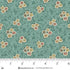 Fabric Henry Glass Aqua Flower Cart Love Struck by the Quarter Yard 2293-11