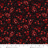 Fabric Henry Glass Black Red Nosegays Scarlet's Treasure by the Quarter Yard 3646-98