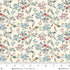Fabric Henry Glass Blue Tender Vines Norwegian Forest by the Quarter Yard 3549-44