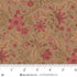 Fabric Henry Glass Brown Folk Flower Vine Hearth & Home by the Quarter Yard 3615-38