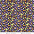 Fabric Henry Glass Dark Purple Candy Toss Glow in the Dark Moonlight Mischief by the Quarter Yard 2553G-55