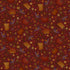 Fabric Henry Glass Dark Red Pumpkins and Flowers Bountiful Blessings by the Quarter Yard 3632-89