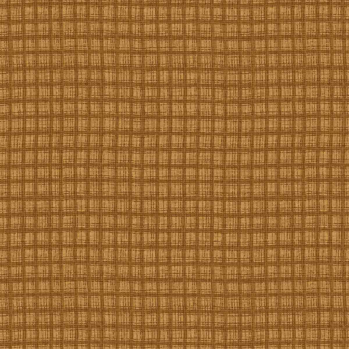 Fabric Henry Glass Gold Plaid Bountiful Blessings by the Quarter Yard 3637-33