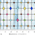 Fabric Henry Glass Light Blue/Multi Geometric Stained Glass Faith in Full Color by the Quarter Yard 2180-17