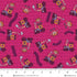 Fabric Henry Glass Magenta Trains Allover Tonal Silly Gilly Returns by the Quarter Yard 2339-85