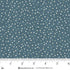 Fabric Henry Glass Medium Blue Dots Norwegian Forest by the Quarter Yard 3553-77